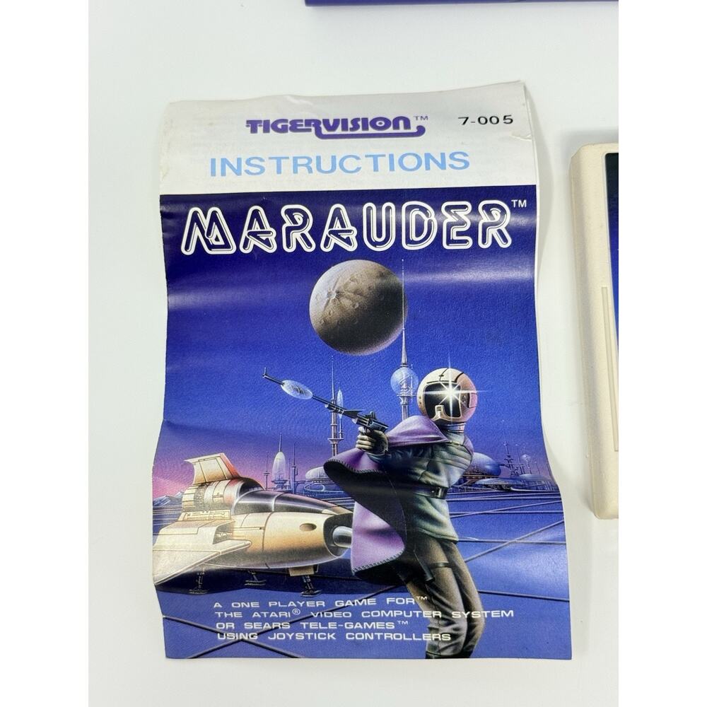 Marauder Atari 2600 Tigervision Complete CIB Tested Rare - Picture 7 of 8